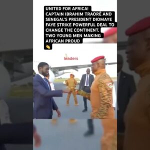 GAME-CHANGER! BURKINA FASO & SENEGAL LEAD NEW ERA FOR AFRICA UNDER TRAORÉ & FAYE!