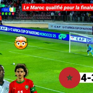 Maroc vs Côte d’Ivoire 4-3 Résumé et Tirs au But | 2025