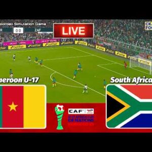 Live🔴Cameroon U-17 vs South Africa U-17 | Africa U-17 Cup of Nations #africacupofnations