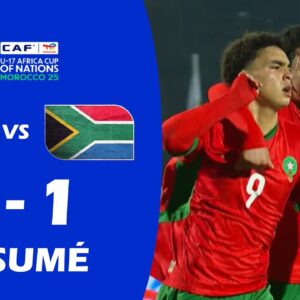 Maroc – Afrique du Sud | 3-1 | Le résumé du match | CAF U17 AFCON 2025