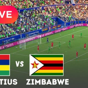 LIVE – Mauritius vs Zimbabwe | COSAFA CUP 2025 | Realistic eFootball Pes 21 Gameplay